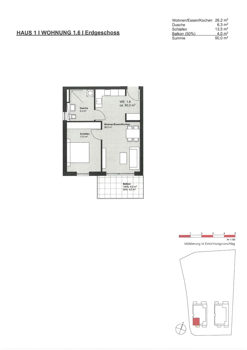 Grundriss Etagenwohnung M�hlheim