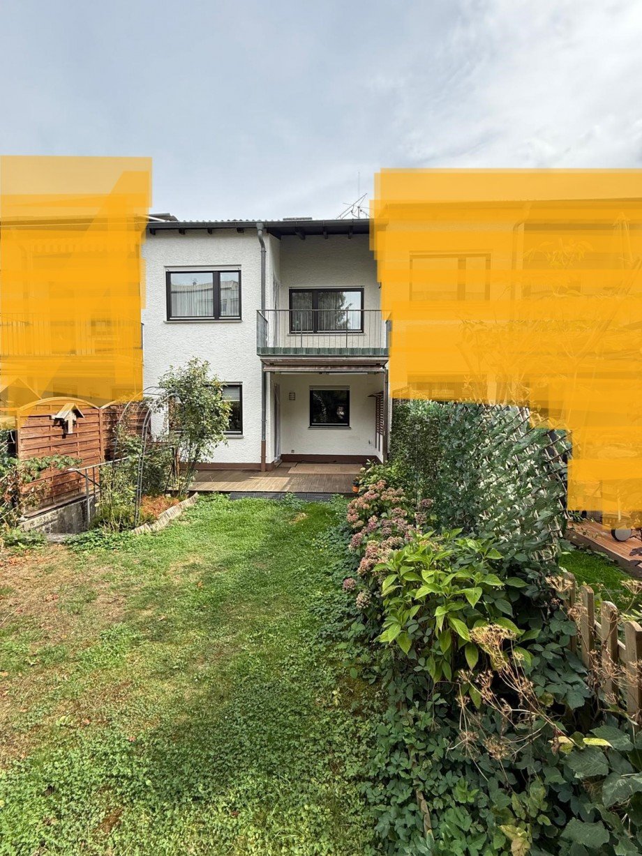 Gartenansicht Reihenmittelhaus Eschborn
