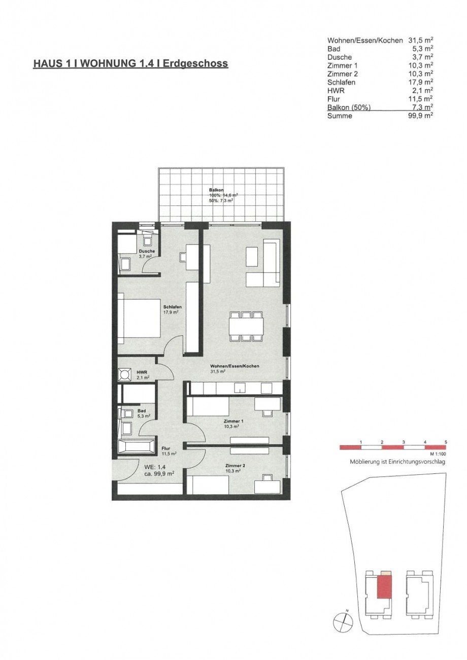 Grundriss Terrassenwohnung M�hlheim